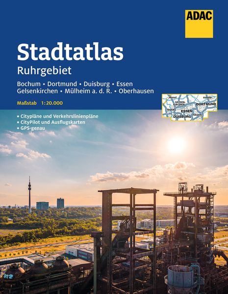 ADAC Stadtatlas Ruhrgebiet 1:20.000
