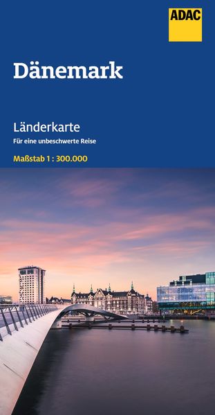 ADAC Länderkarte Dänemark 1:300.000