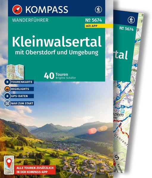Kompass Karten GmbH Kompass Wanderführer Kleinwalsertal 35 Touren Mit Extra-Tourenkarte
