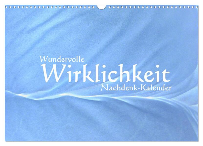 Wundervolle Wirklichkeit - Nachdenk-Kalender (Wandkalender 2026 DIN A3 quer) CALVENDO Monatskalender