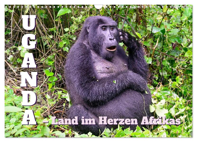 Uganda - Land im Herzen Afrikas (Wandkalender 2026 DIN A3 quer) CALVENDO Monatskalender