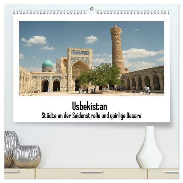 Usbekistan (hochwertiger Premium Wandkalender 2026 DIN A2 quer) Kunstdruck in Hochglanz