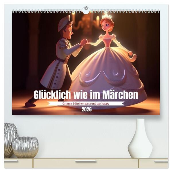 Glücklich wie im Märchen (hochwertiger Premium Wandkalender 2026 DIN A2 quer) Kunstdruck in Hochglanz