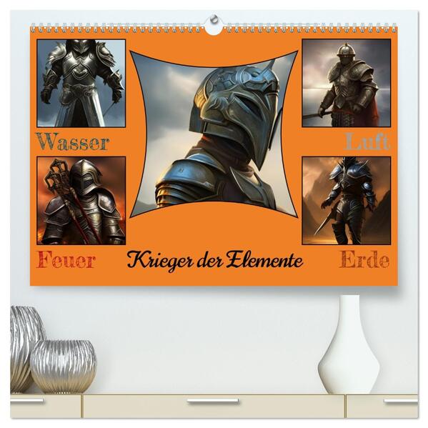 Krieger der Elemente (hochwertiger Premium Wandkalender 2026 DIN A2 quer) Kunstdruck in Hochglanz