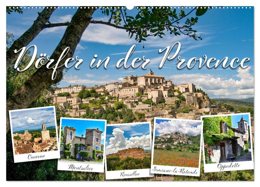 Dörfer in der Provence (Wandkalender 2026 DIN A2 quer) CALVENDO Monatskalender