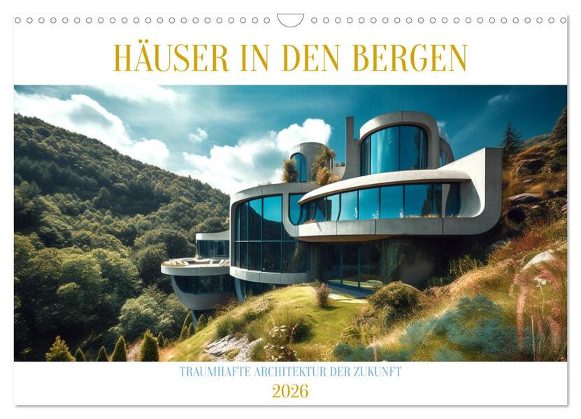 Häuser in den Bergen (Wandkalender 2026 DIN A3 quer) CALVENDO Monatskalender
