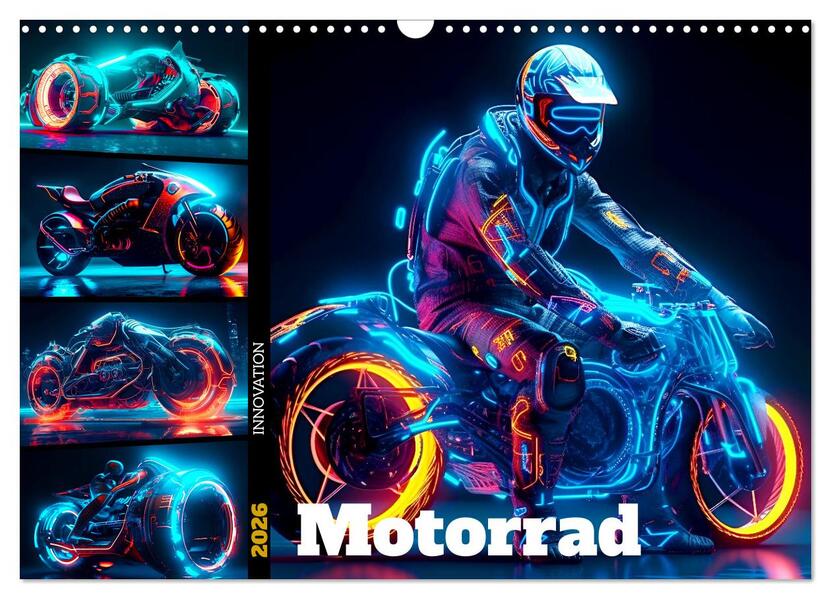 Motorrad Innovation (Wandkalender 2026 DIN A3 quer) CALVENDO Monatskalender
