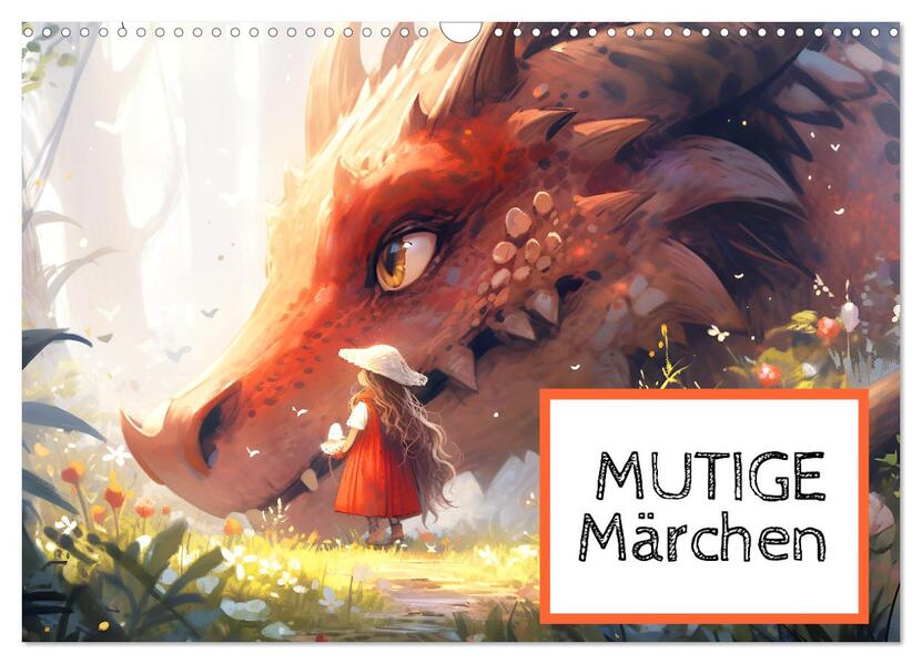 Mutige Märchen (Wandkalender 2026 DIN A3 quer) CALVENDO Monatskalender