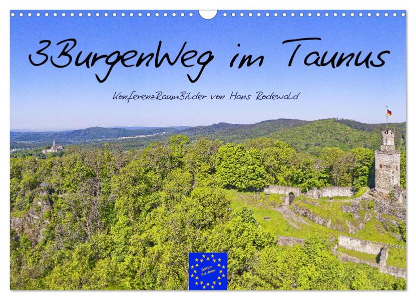 3BurgenWeg im Taunus - Der Erlebnispfad (Wandkalender 2026 DIN A3 quer) CALVENDO Monatskalender