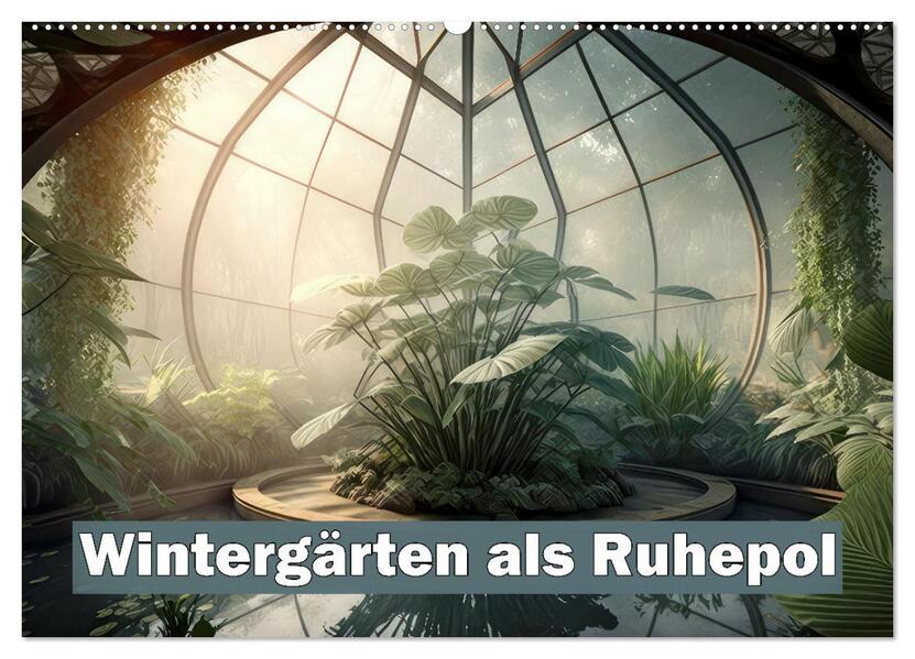 Wintergärten als Ruhepol (Wandkalender 2026 DIN A2 quer) CALVENDO Monatskalender