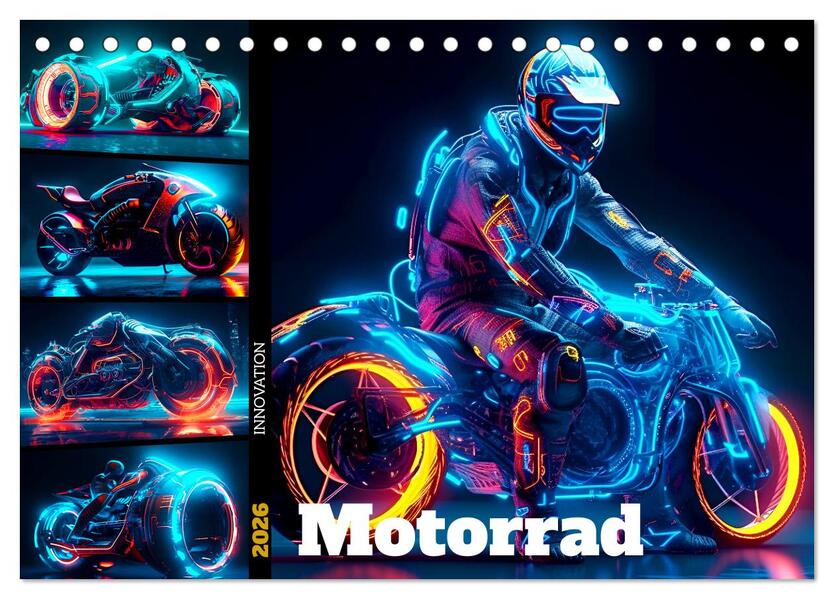 Motorrad Innovation (Tischkalender 2026 DIN A5 quer) CALVENDO Monatskalender