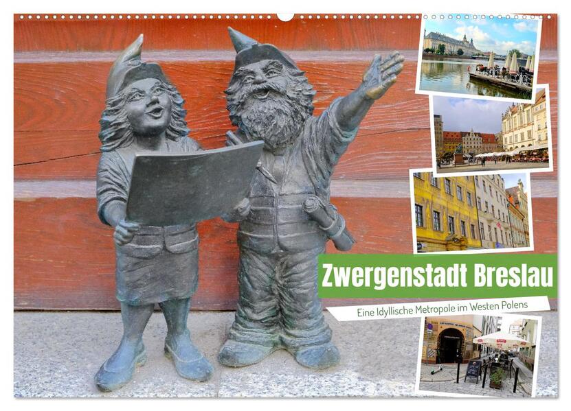 Zwergenstadt Breslau (Wandkalender 2026 DIN A2 quer) CALVENDO Monatskalender
