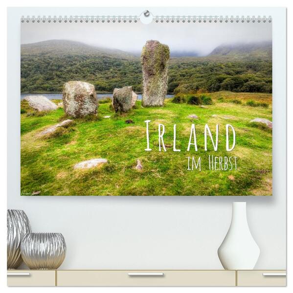Irland im Herbst (hochwertiger Premium Wandkalender 2026 DIN A2 quer) Kunstdruck in Hochglanz