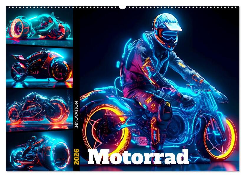 Motorrad Innovation (Wandkalender 2026 DIN A2 quer) CALVENDO Monatskalender