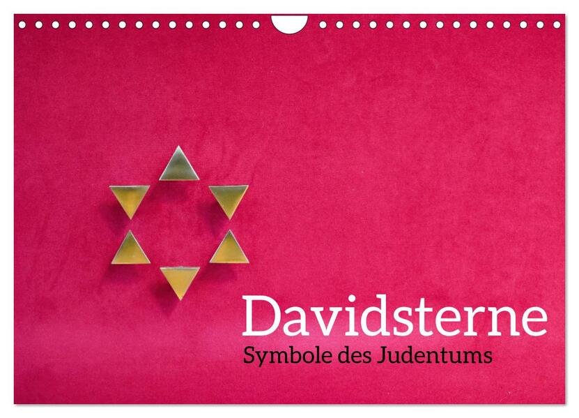 Davidsterne als Symbole des Judentums (Wandkalender 2026 DIN A4 quer) CALVENDO Monatskalender