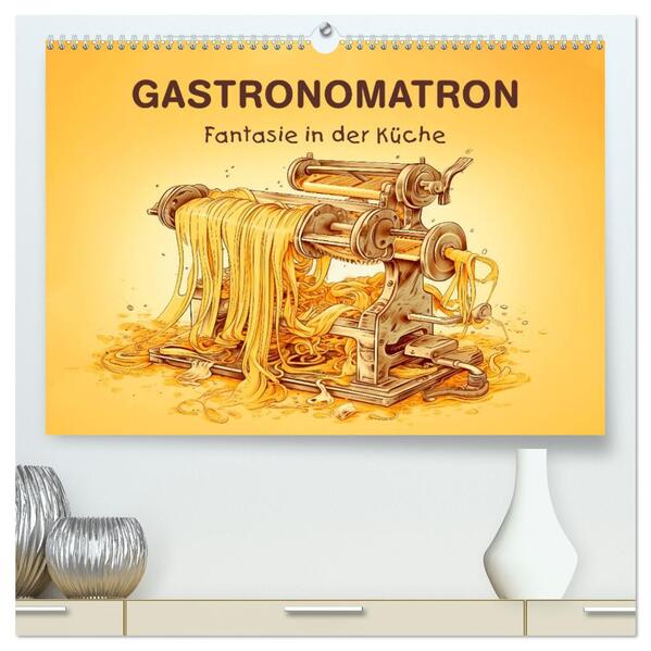 Gastronomatron - Fantasie in der Küche (hochwertiger Premium Wandkalender 2026 DIN A2 quer) Kunstdruck in Hochglanz