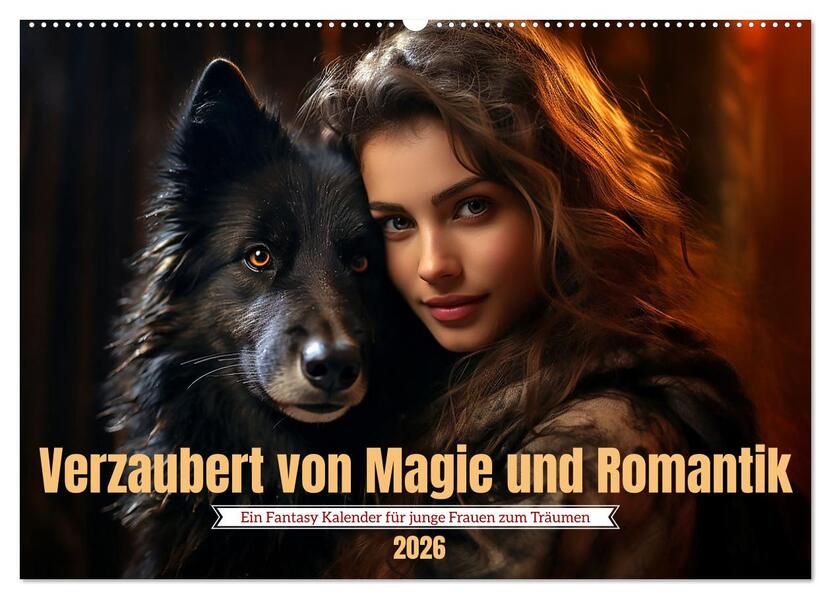 Verzaubert von Magie und Romantik (Wandkalender 2026 DIN A2 quer) CALVENDO Monatskalender