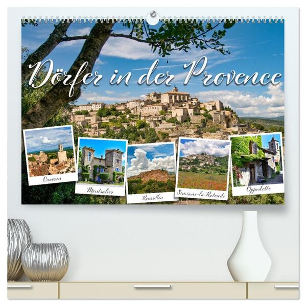 Dörfer in der Provence (hochwertiger Premium Wandkalender 2026 DIN A2 quer) Kunstdruck in Hochglanz