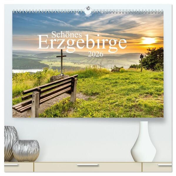 Schönes Erzgebirge (hochwertiger Premium Wandkalender 2026 DIN A2 quer) Kunstdruck in Hochglanz