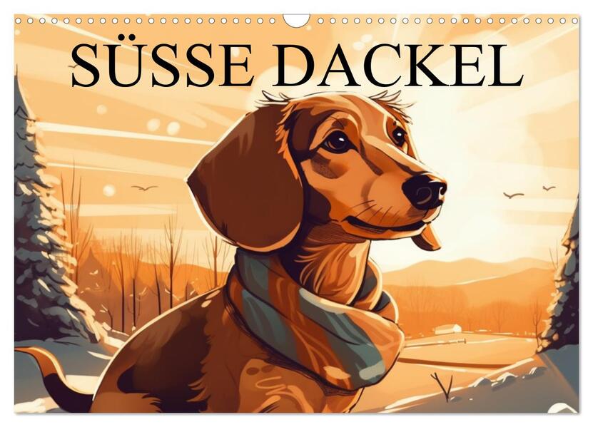 Dackel (Wandkalender 2026 DIN A3 quer) CALVENDO Monatskalender