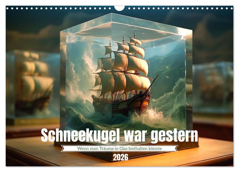 Schneekugel war gestern (Wandkalender 2026 DIN A3 quer) CALVENDO Monatskalender