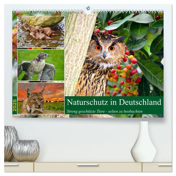 Naturschutz in Deutschland (hochwertiger Premium Wandkalender 2026 DIN A2 quer) Kunstdruck in Hochglanz