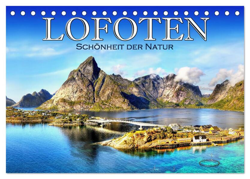 Lofoten Schönheit der Natur (Tischkalender 2026 DIN A5 quer) CALVENDO Monatskalender