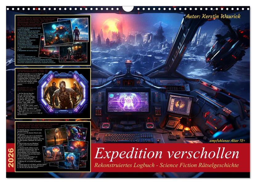 Expedition verschollen (Wandkalender 2026 DIN A3 quer) CALVENDO Monatskalender