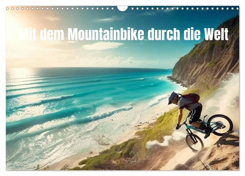 Mit dem Mountainbike durch die Welt (Wandkalender 2026 DIN A3 quer) CALVENDO Monatskalender