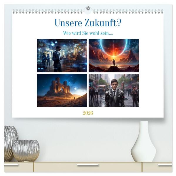 Unsere Zukunft? (hochwertiger Premium Wandkalender 2026 DIN A2 quer) Kunstdruck in Hochglanz