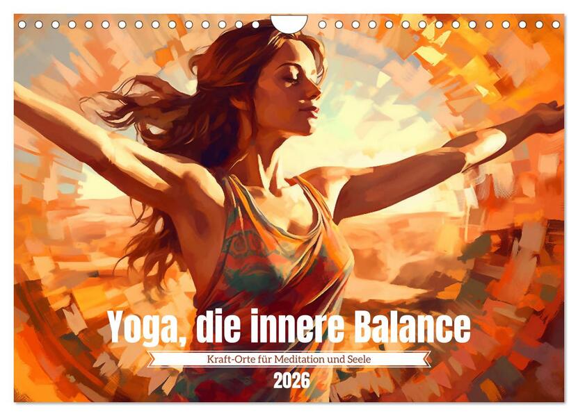 Yoga die innere Balance (Wandkalender 2026 DIN A4 quer) CALVENDO Monatskalender