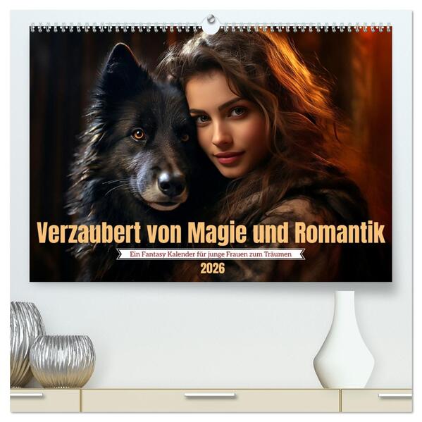Verzaubert von Magie und Romantik (hochwertiger Premium Wandkalender 2026 DIN A2 quer) Kunstdruck in Hochglanz