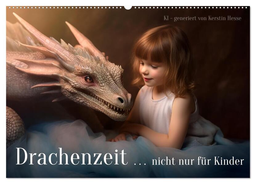 Drachenzeit . . nicht nur für Kinder (Wandkalender 2026 DIN A2 quer) CALVENDO Monatskalender