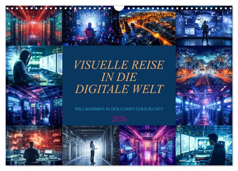 Visuelle Reise in die digitale Welt (Wandkalender 2026 DIN A3 quer) CALVENDO Monatskalender