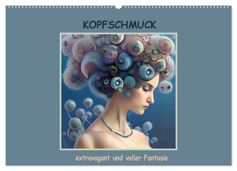 Kopfschmuck - extravagant und voller Fantasie (Wandkalender 2026 DIN A2 quer) CALVENDO Monatskalender
