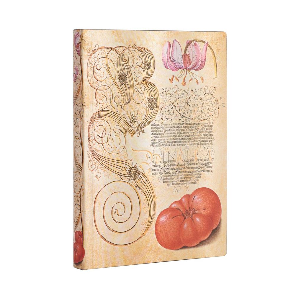 Paperblanks Ltd. Softcover Notizbuch Lilie & Tomate Midi Liniert