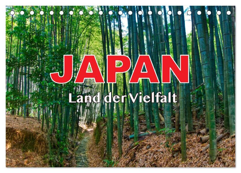 Japan - Land der Vielfalt (Tischkalender 2026 DIN A5 quer) CALVENDO Monatskalender