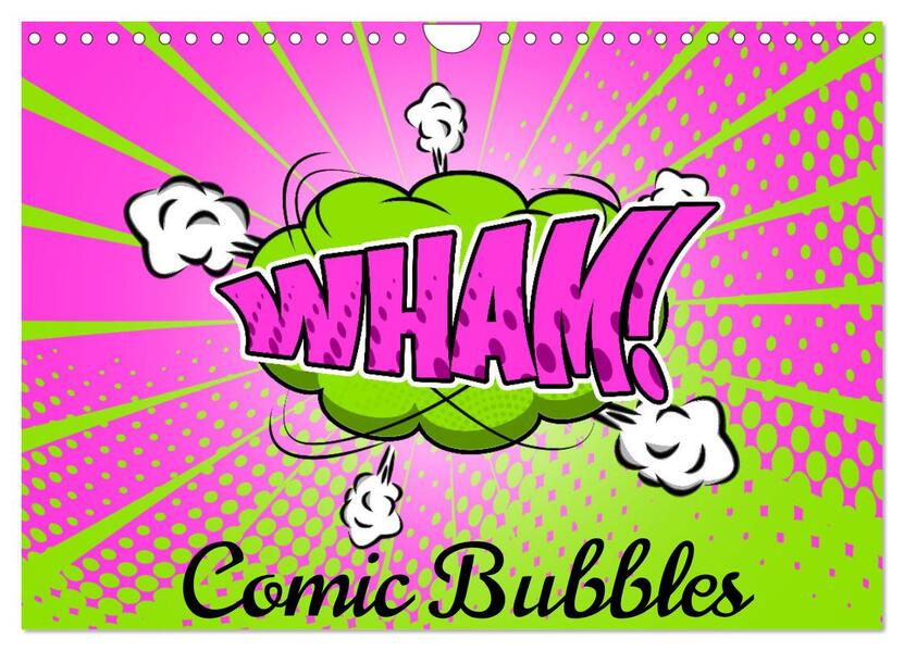Comic Bubbles (Wandkalender 2026 DIN A4 quer) CALVENDO Monatskalender