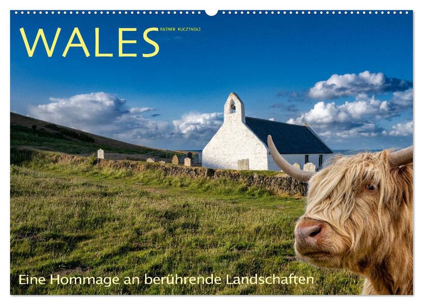Wales - Eine Hommage an berührende Landschaften (Wandkalender 2026 DIN A2 quer) CALVENDO Monatskalender