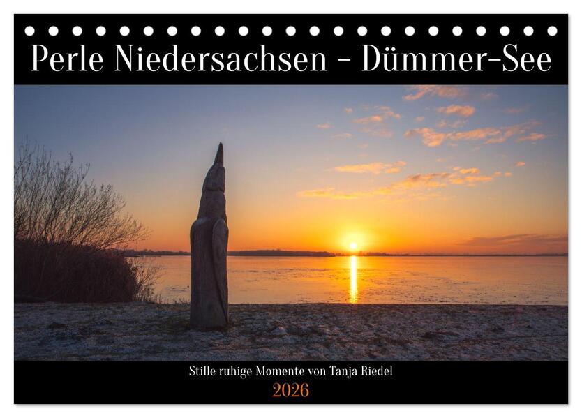 Perle Niedersachsen - Dümmer-See (Tischkalender 2026 DIN A5 quer) CALVENDO Monatskalender