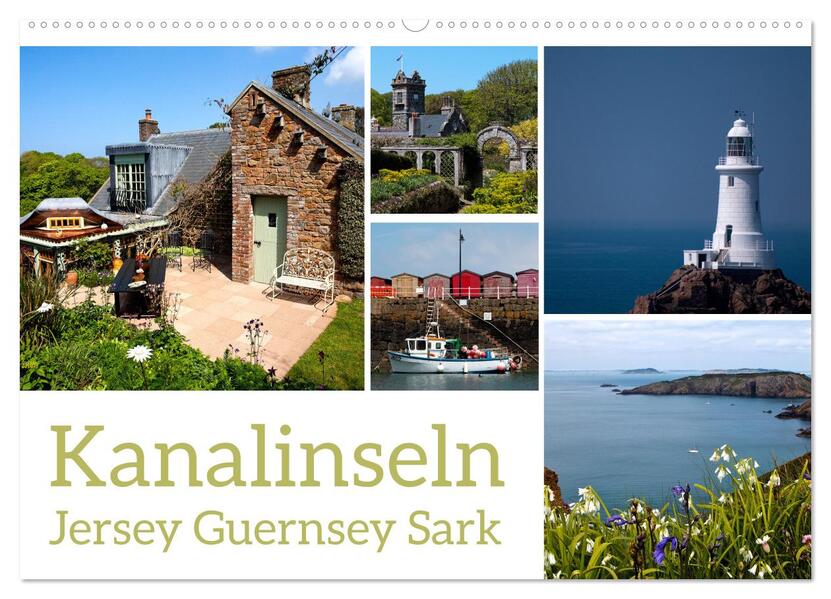 Kanalinseln - Jersey Guernsey Sark (Wandkalender 2026 DIN A2 quer) CALVENDO Monatskalender
