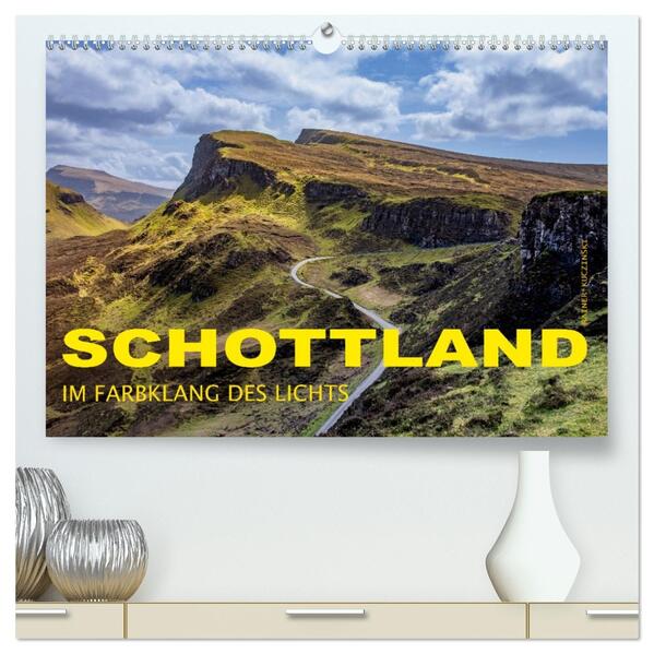 Schottland - Im Farbklang des Lichts (hochwertiger Premium Wandkalender 2026 DIN A2 quer) Kunstdruck in Hochglanz