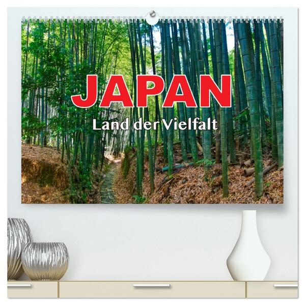 Japan - Land der Vielfalt (hochwertiger Premium Wandkalender 2026 DIN A2 quer) Kunstdruck in Hochglanz