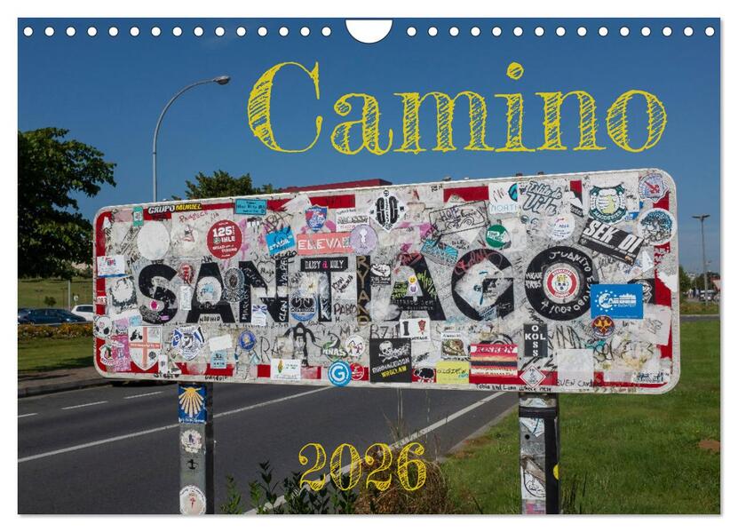 Camino 2026 (Wandkalender 2026 DIN A4 quer) CALVENDO Monatskalender