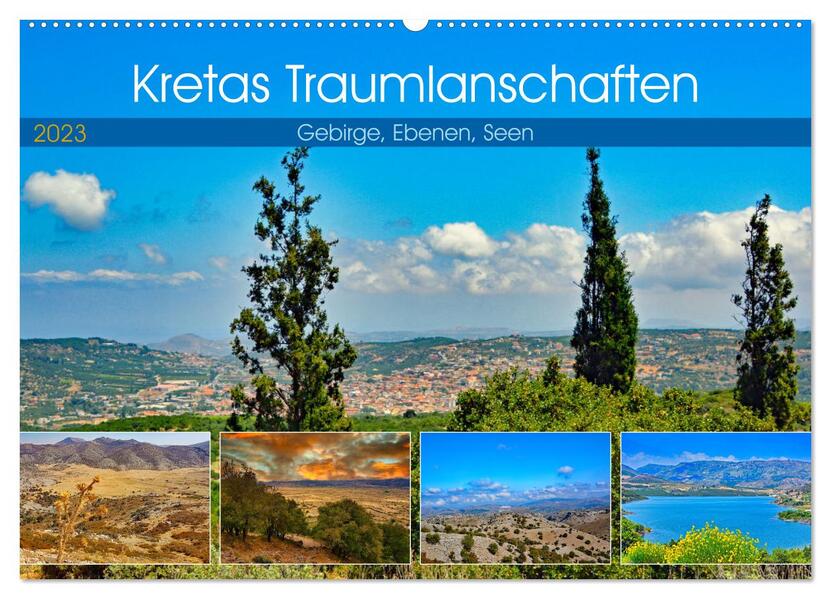 Kretas Traumlandschaften (Wandkalender 2026 DIN A2 quer) CALVENDO Monatskalender