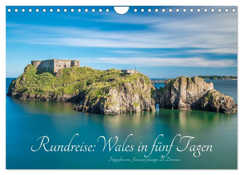 Rundreise: Wales in fünf Tagen (Wandkalender 2026 DIN A4 quer) CALVENDO Monatskalender