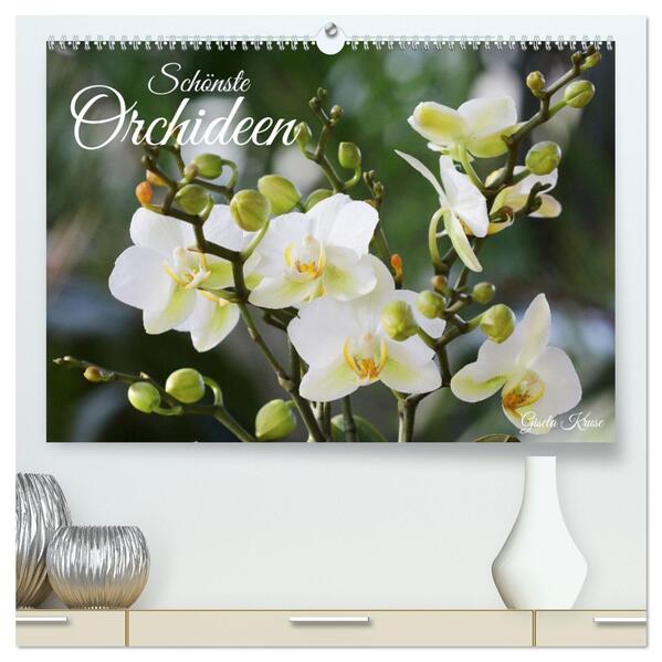 Schönste Orchideen (hochwertiger Premium Wandkalender 2026 DIN A2 quer) Kunstdruck in Hochglanz