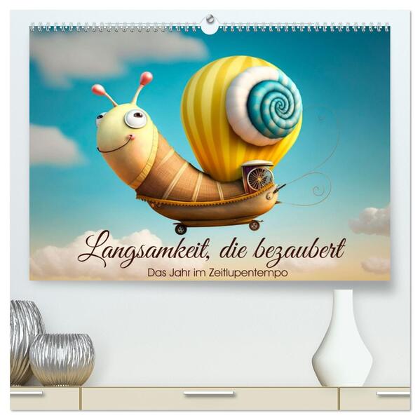 Langsamkeit die bezaubert. Das Jahr im Zeitlupentempo. (hochwertiger Premium Wandkalender 2026 DIN A2 quer) Kunstdruck in Hochglanz