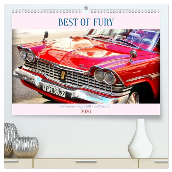BEST OF FURY - Das furiose Flaggschiff von Plymouth (hochwertiger Premium Wandkalender 2026 DIN A2 quer) Kunstdruck in Hochglanz