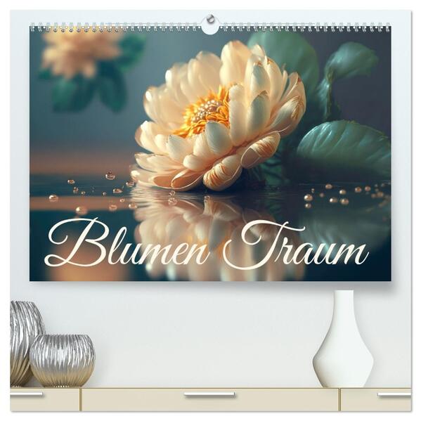 Blumen Traum (hochwertiger Premium Wandkalender 2026 DIN A2 quer) Kunstdruck in Hochglanz